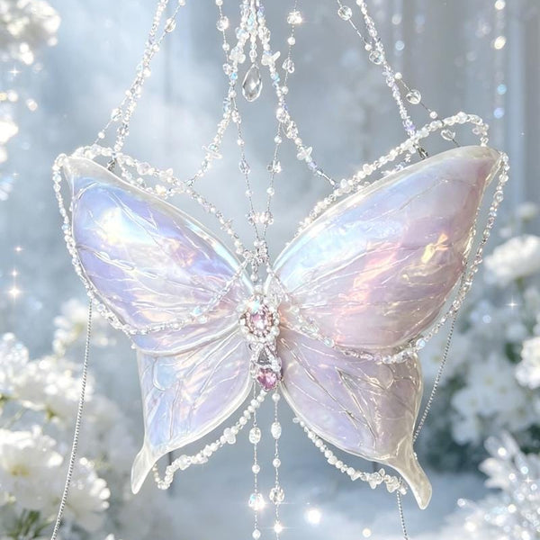 Handmade 3D-printed butterfly and pearl vest for cosplay