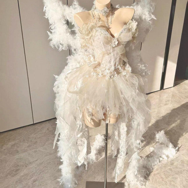 Handcrafted, High-End Custom Princess Gown with Wings — Birthday Gift